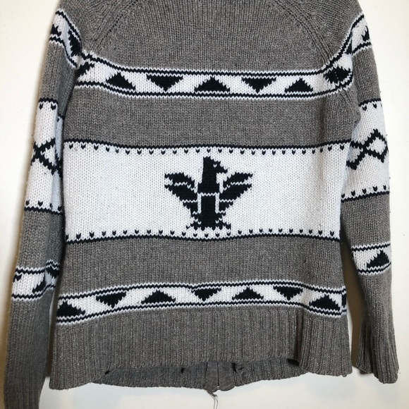 Kismat women’s knitted zip up sweater Southwest lg - Picture 8 of 9